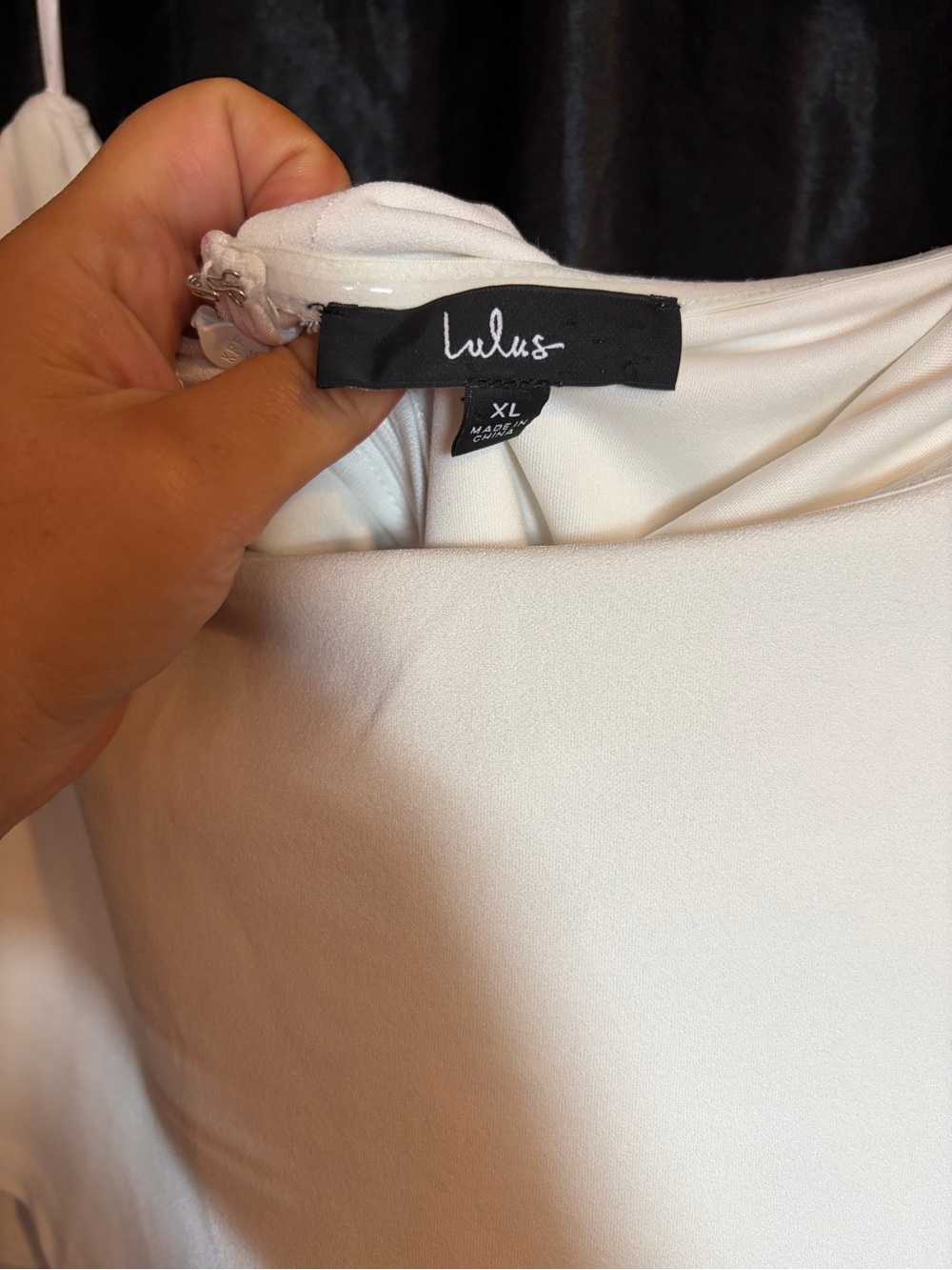 Lulu's White Strapless Ruffle Romper - Picture 5 of 6